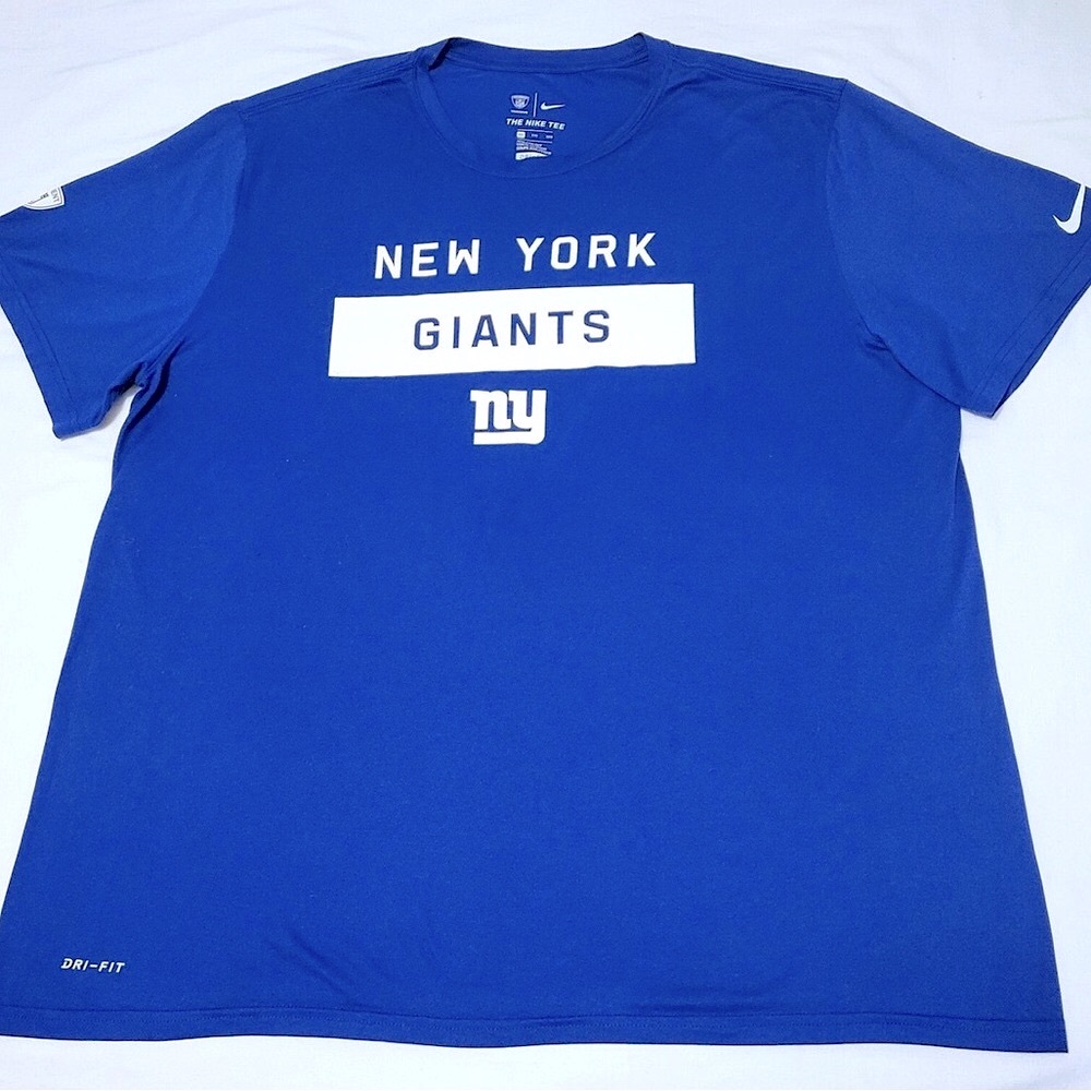 New York Giants NFL Dri-Fit The Nike Tee Men’s SS T-Shirt Size XXL Like NEW